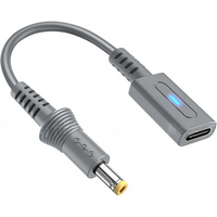 USB Type C Power Adapter For PS one PlayStation 7xxxx Sega MD/genesis 2 with LED Indicator Light (Non-PD)