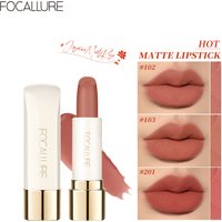 Wholesale FOCALLURE Natural Matte Lipstick Waterproof Smooth Moisturizing Lip Balm Lightweight Lip Glaze Makeup Cosmetics