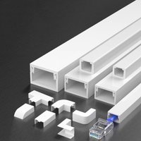 Gaines de protection pour câbles 50/100 cm, cache-câbles, gestion des câbles TV, conduits de câblage, gaine de câblage en PVC, support de gaines de câbles