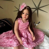 EGO 42inch Aloenka Reborn DoLL Finished Painted Fresh Color Soft Vinyl with Cloth Body and Eyes