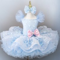Children Clothing Dance Wear Performance Costume Competition Uniform Kids Clothes Children's Day Ballet Leotards for Girls Dress