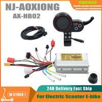 New NJ-AOXIONG AX-HB02 LCD Instrument Accelerator 36V/48V 16A DC Brushless Controller For Kugoo M4 Electric Scooters Bicycles