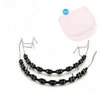 High Quality 1 Pair Fashion Braces Colorful Temporary Tooth Decoration with Metal Wires Metal Bracket Orthodontic Ligature Ties