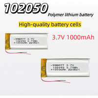 102050 3.7V 1000mAh Rechargeable Polymer Lithium Battery For Speaker Car Recorder Karaoke Player