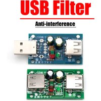 5V USB Filter Board USB anti-interference power filter board Noise Eliminator for DAC Power Amplifier PC USB Power purification