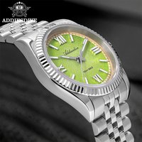 ADDIESDIVE reloj hombre 36mm AD2535 TOP Men Luxury Watch Sapphire Glass 100m Waterproof VH31 BGW9 Super Luminous Quartz Watch