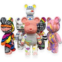 Creative Kawaii Bear Building Blocks,assembly Toys for Boys and Girls Gift,,Ornaments, Home Decor,building Blocks Toy,43cm
