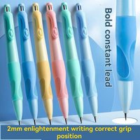 Mechanical Pencils Set Automatic Pencil 2.0mm for Primary School Students Children's Writing Tool for Beginners Office Supplies