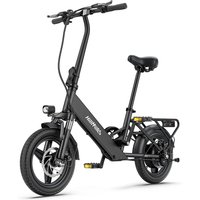 AliExpress NONE HillMiles Mile 1 adult E-bike,, 36V 10.4Ah battery, 250W Foldable ebike,14-inch fat tire city ebike,Electric Bike