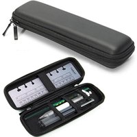 Black Pen Pencil Case Holder, Multifunctional EVA Hard Shell Holder Pouch for Executive Fountain and Touch Pens, Stationery Box