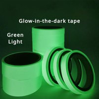 1 Roll Luminous Tape Stair Fire Warning Stickers Stage Green Fluorescent Anti-collision Warning Sticker Luminescent Tape