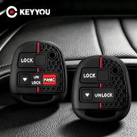 KEYYOU 2/3 Buttons Silicone Car Key Shell Case For Lexus RX300 RX350 RX400h SC430 GX470 LS400 GS300 ES300 ES330 LX470