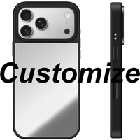 Mirror Surface Phone Cover for iPhone 12 13 14 15 16 17 Pro Max Case for IPhone 17Air