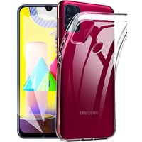 Soft Silicone Case For Samsung Galaxy M01 M11 M21 M21S M31 M31S M32 M51 M52 Clear TPU Bumper Case Transparent Phone Back Cover
