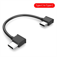 For DJI Mavic Air 2 Mini 2 15Cm USB-C To Type-C Right Angle Connector Data Charging Cable Cord