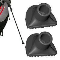 Golf Bag Legs Attachment 2Pcs/set Anti-Slip Rubber Golf Bags Stand Feet Outdoor Sports Accessories For Golf Bags