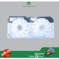 CR121015UD Graphics Card Fan and Shroud for ASUS Dual GeForce RTX 4070 SUPER White Edition