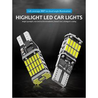 2/10Pcs T15 W16W 921 912 T16 T10 902 LED Bulbs 45SMD 4014 Led Light Super Bright 1200LM Replace for Car Reversing Light White