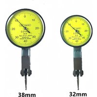CNC 2046S Lever Table Dial Indicator 0-0.8mm 0.01mm Gauge Scale Dovetail Rails Indicator Measuring Tool 513-404