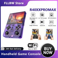 128GB R40XX ProMAX 4.2 inch 1024*768 Screen 4500mAh Handheld Retro Game Console Portable Pocket Video Gaming Wifi Game Boys Gift