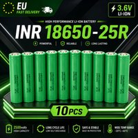 Cellule INR18650 25R 2500mAh 3,6V Batterie Rechargeable au Lithium 20A, Décharge Élevée et Longue Durée, pour Packs de Batteries et Outils, Disponible en Stock Européen avec Expédition depuis la