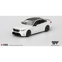 In Stock Ready To Ship MINIGT 1092 1:64 BMW i5 M60 Alpine White LHD Diecast Car Model MGT01092