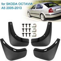 Mudguards For SKODA OCTAVIA A5 2005-13 Car Splash Guards Fender Set Parts Front Rear Mud Flaps Automotive Accessories Error Free