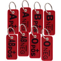 Red Quote Serises Embroidered Key Cool Letter Quotation KeyTag Keychain for Motorcycle Keyring Holder Jewelry Accessories