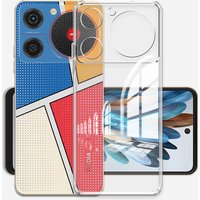 For ZTE Nubia Music Z2353 /NubiaMusic 6.6" 2024 Case Soft Silicone Phone Case For ZTE Axon 40 SE Transparent Shockproof Cover