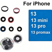 OEM Rear Camera Lens Glass With Metal Frame Bezel Bracket Replacement For iPhone 13 13 Mini 13 Pro 13 Pro Max Back Camera Lens