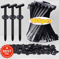 Nylon Cable Tie Buckle Self-locking Nylon Cable Tie Heavy Duty Zip Ties with Pin Button Car Daily Repair Fastening Strap