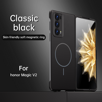 Slim Skin Matte For Magsafe Magnetic Case For Honor Magic V2 Magicv2 5g Wireless Charging Hard Back Cover Capa