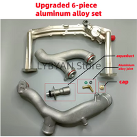 Water Outlet Tube Hose Kit For Discovery 4 Range Rover Sport 3.0L V6 LR050934 LR050935 LR090630 LR092992 LR041788 LR109401