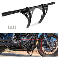 Motorcycle Front Highway Protector Black Engine Guard Crash Bars For Harley Softail Street Bob Low Rider FXBB 2018-up