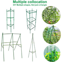 Tomato Cage, Up To 51 Inches Of Plant Stakes Vegetable Grids Assembled For Garden Climbing Plants Vegetables Flowers