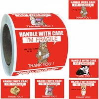 200Pcs/Roll Cute Funny Fragile Meme Print Bicycle DIY Laptop Landscape Gifts Art Coffee Bicycle Retro Graffiti Stickers
