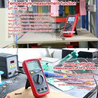 UNI-T UT136B+ UT136C+ Plus Digital Multimeter 1000V 10A Auto Power Off AC DC Voltage Current Ohm Diode Meter Temperature Test