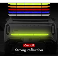 Strong Reflective Car Sticker Warning Safety Tape Anti-Collision Stickers Night Warning Reflective Sticker For Automobile Trunk