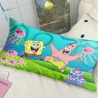 Pillow Cases Decorative Cushions Cover for Sofa Kawaii S-Spongebob Cushion Covers Living Room Personalized Gift Home Decorations