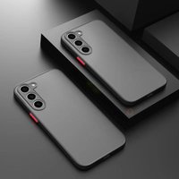 Luxury Armor Matte Hard PC Case for Samsung Galaxy S26 S25 S24 S23 S22 S21 S20 Fe Plus S25 Ultra Bumper Shockproof Cover Case