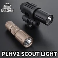 WADSN PLH V2 Micro Hand Held Tactical Flashlight WeaponLight For Picatinny Rail Airsoft Powerful Flashlight Hunting 1000 Lumens