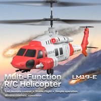 3.5-Channel RC Helicopter Black Hawk Rescue Helicopter Fixed-Altitude Flight Remote Control Aircraft Toy Boy Gift