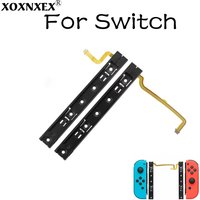 Replacement Part Right And Left Slide Rail With Flex Cable For Switch Metal Guide Rail Console JoyCon NS Accessories Repair Part