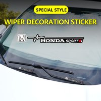 Honda Car Stickers Wiper Decoration Sticker For Honda Civic FIT Accord Prelude CRV 5th City CRZ CRX Jazz HRV Odyssey Insight