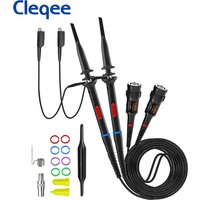 Cleqee P2000 Series Oscilloscope Probe DC 60MHz 100MHz 200MHz X1/X10 BNC For Tektronix HP