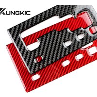 For Chrysler 300 300C Dodge Charger Magnum 2005-2007 Gear Shift Panel Center Console Real Carbon Fiber Sticker Interior Trim