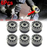 6Pcs Shift Linkage Cable Bushing Kit for Chrysler Voyager Neon Pt Cruiser for Ford Focus Fiesta Black Auto Parts
