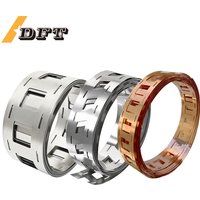 1/2M 2P vernickeltes Stahlband, Dicke 0,12/0,15/0,2 mm, für 18650/21700 Akkupacks, 0,15x27x20,2 mm Punktschweiß-Verbindungsband