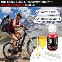 AliExpress NONE 60ml Mineral Oil Bicycle Brake System Bleed Kit Tools MTB Brake Fluid Change Hydraulic Kits for SHIMANO TEKTRO Avid Series