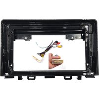 9 inch Radio Frame for Kia Rio 2017 Double din Fascias Dashboard Installation Surround Trim kit Stereo Panel DVD Player Bezel